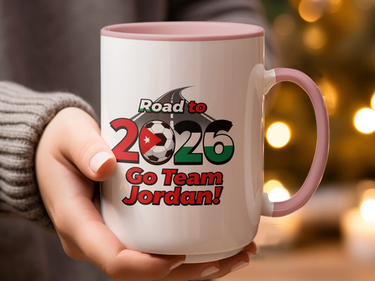 Road to 2026 Go Team Jordan coffee mug