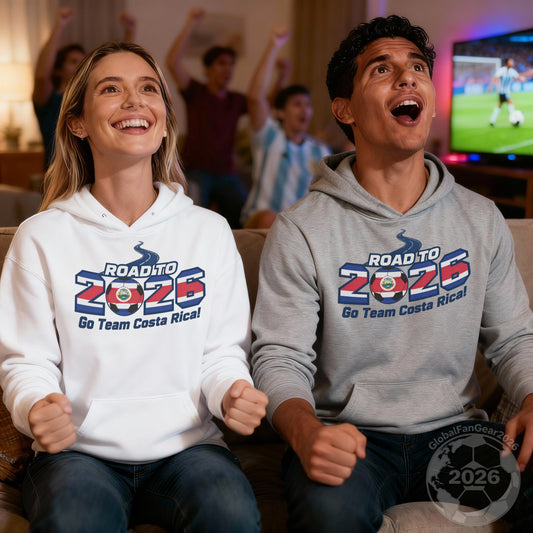 Road to 2026 Go Team Costa Rica hoodie
