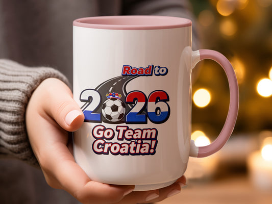 Road to 2026 Go Team Croatia mug