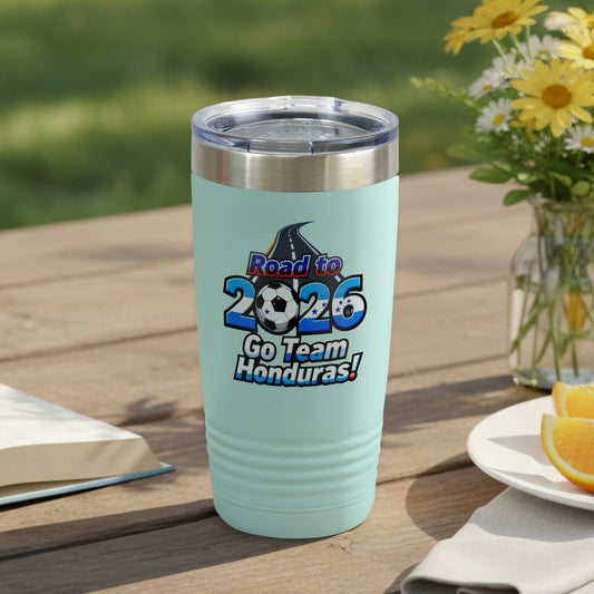 Road to 2026 Go Team Honduras soccer tumbler