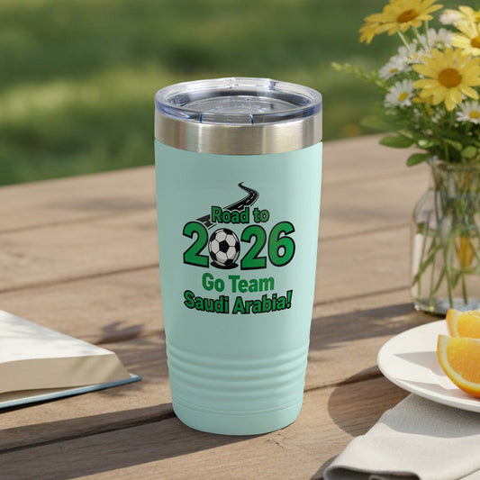 Road to 2026 Go Team Saudi Arabia tumbler