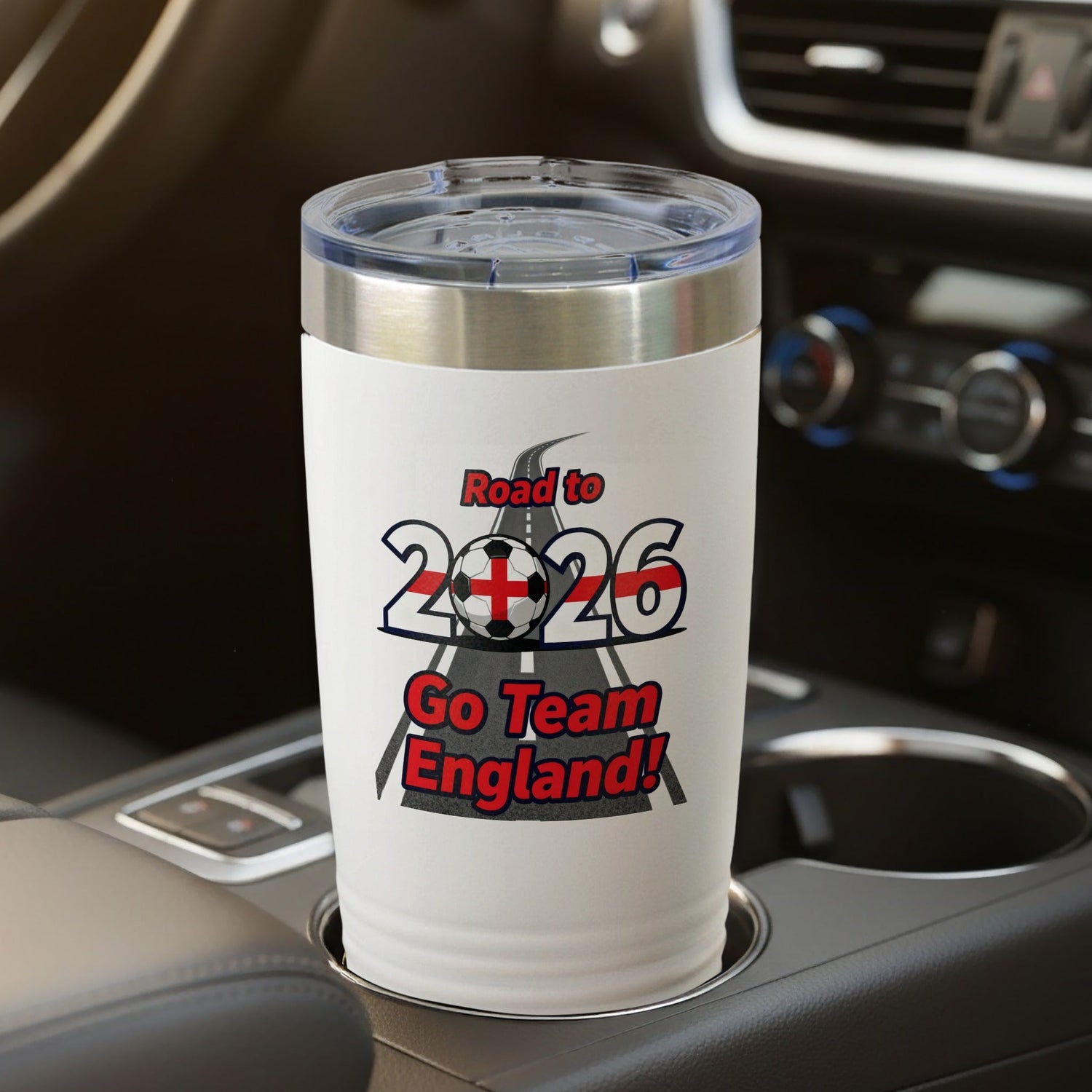 Soccer 20oz Stainless Steel Tumbler