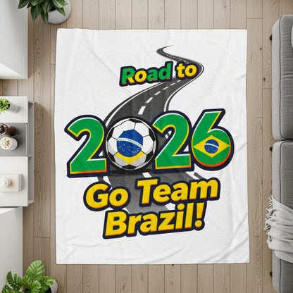 Road to 2026 Go Team Brazil blanket