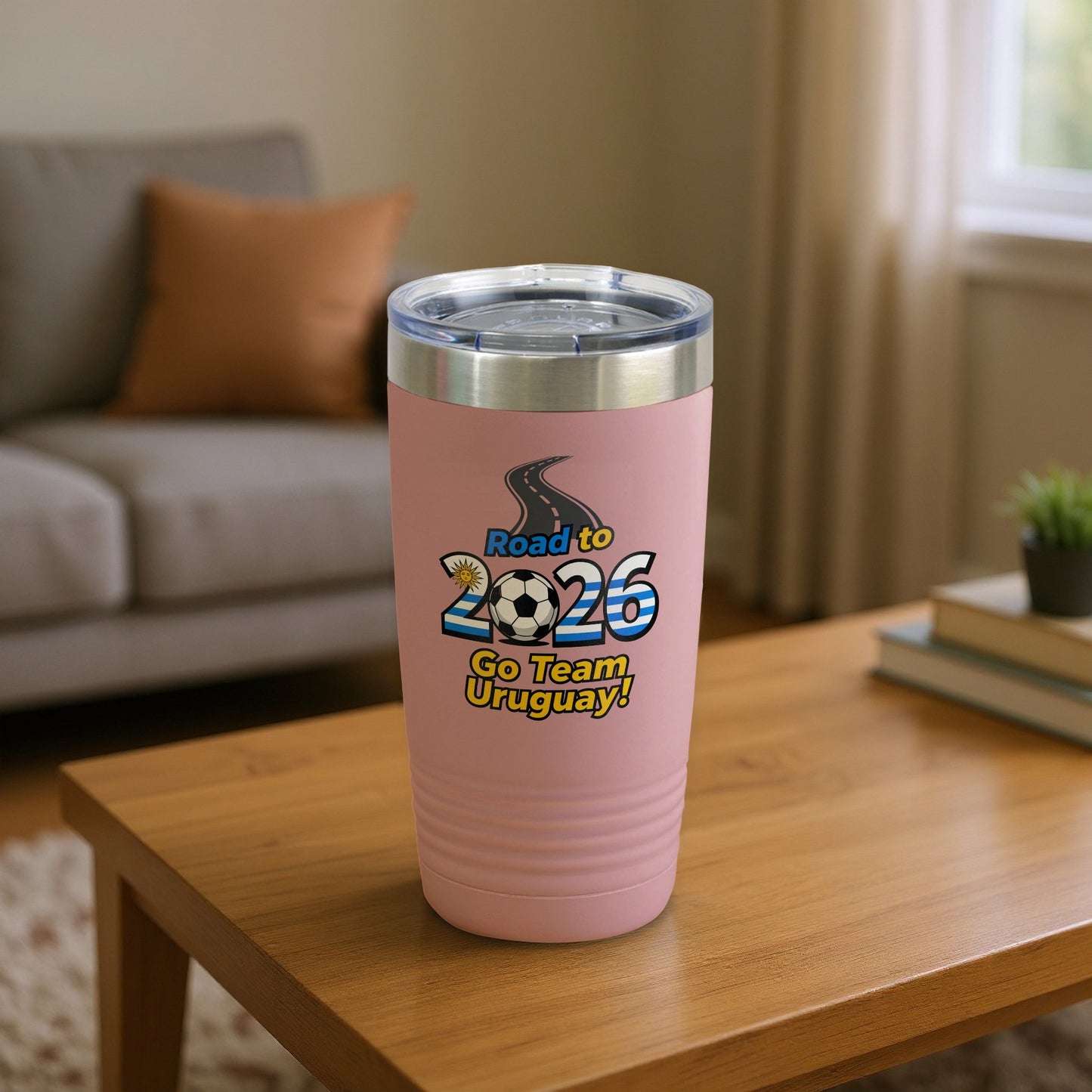 Road to 2026 Go Team Uruguay travel mug