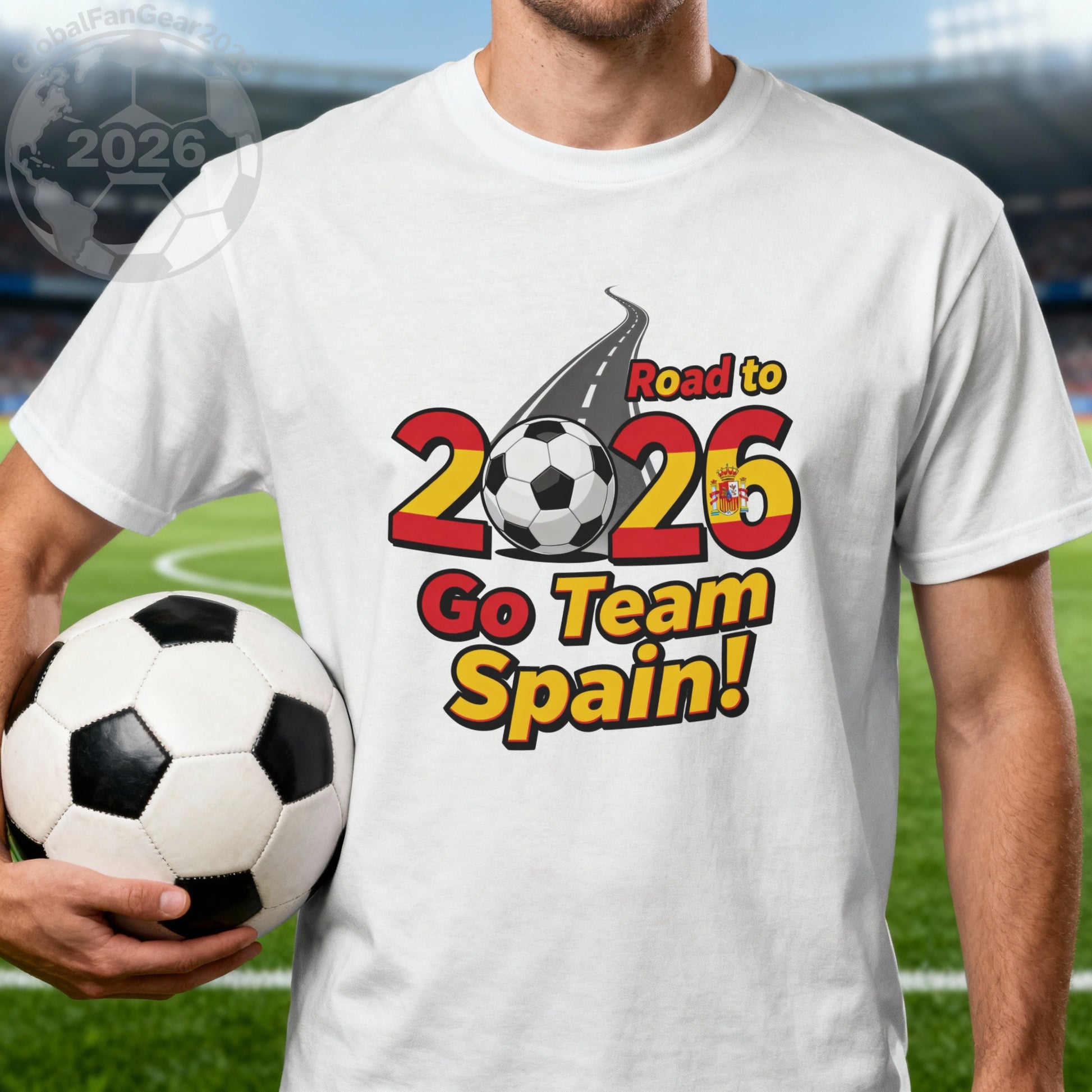 Road to 2026 Go Team Spain Soccer Fan Shirt