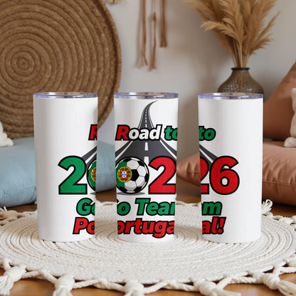 Road to 2026 Go Team Portugal travel mug