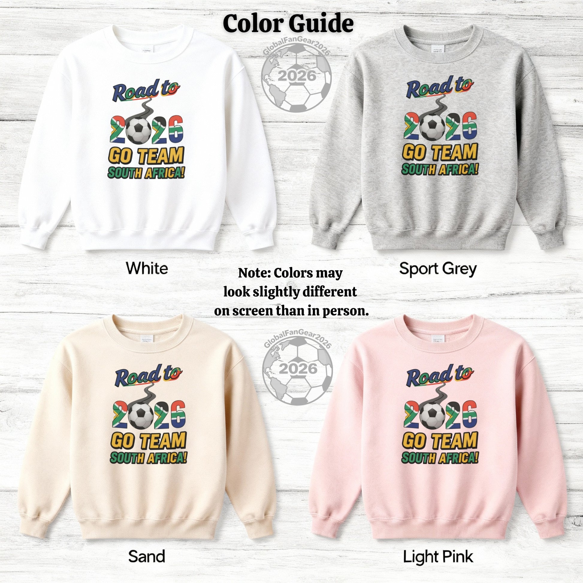 Road to 2026 Go Team South Africa sweatshirt