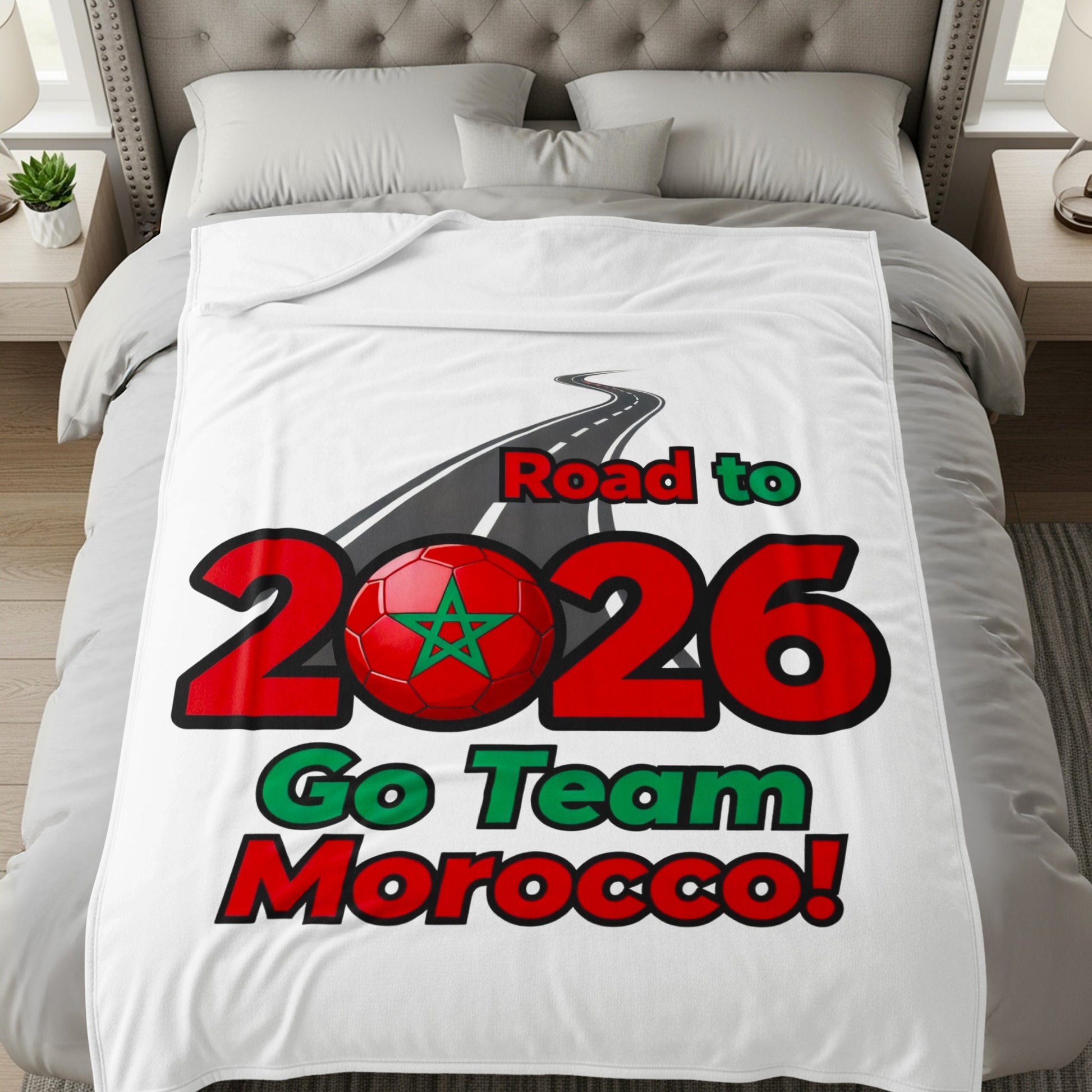 Road to 2026 Go Team Morocco Blanket