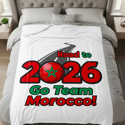 Road to 2026 Go Team Morocco Blanket