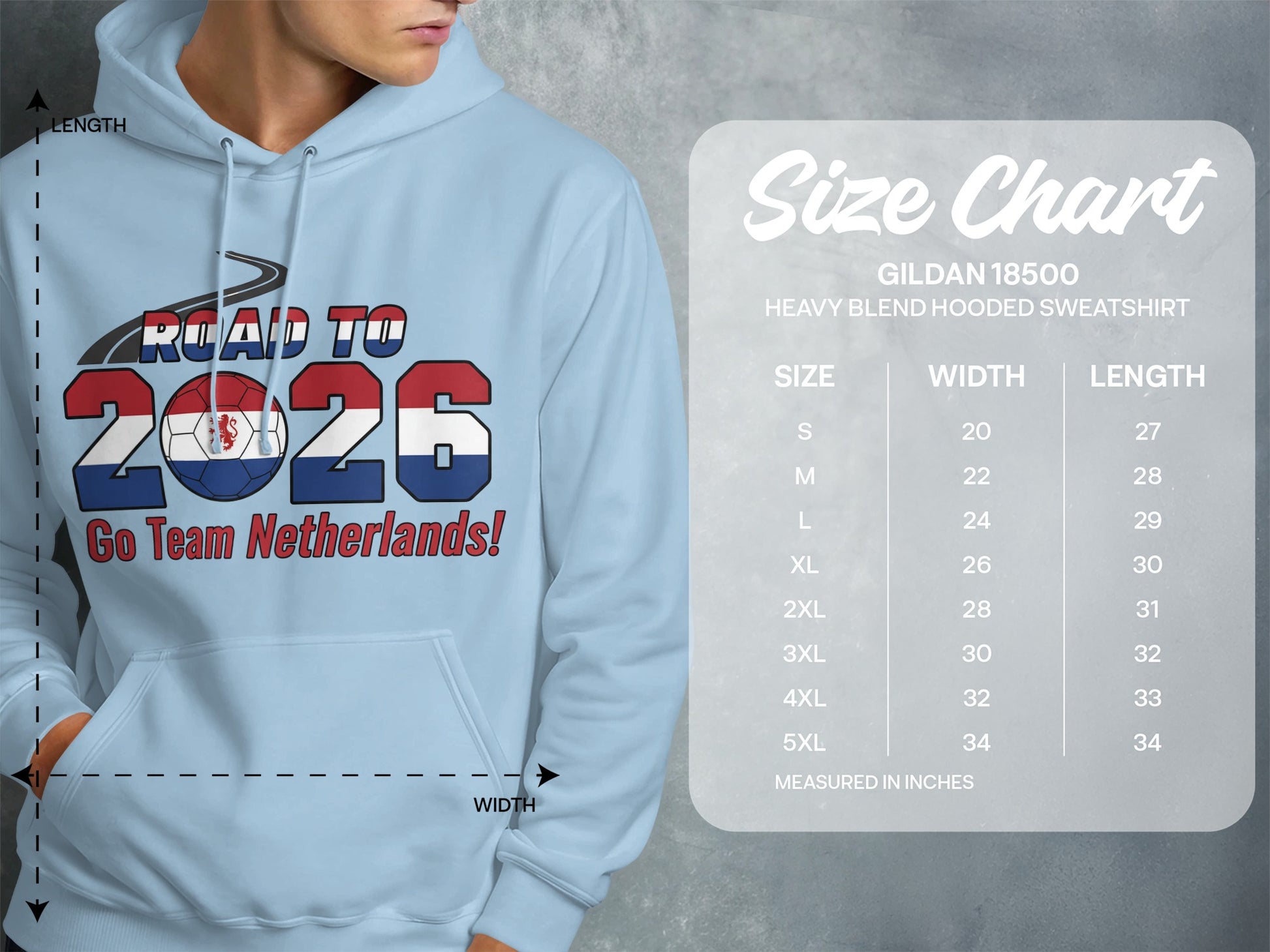 Road to 2026 Go Team Netherlands Hooded Sweatshirt