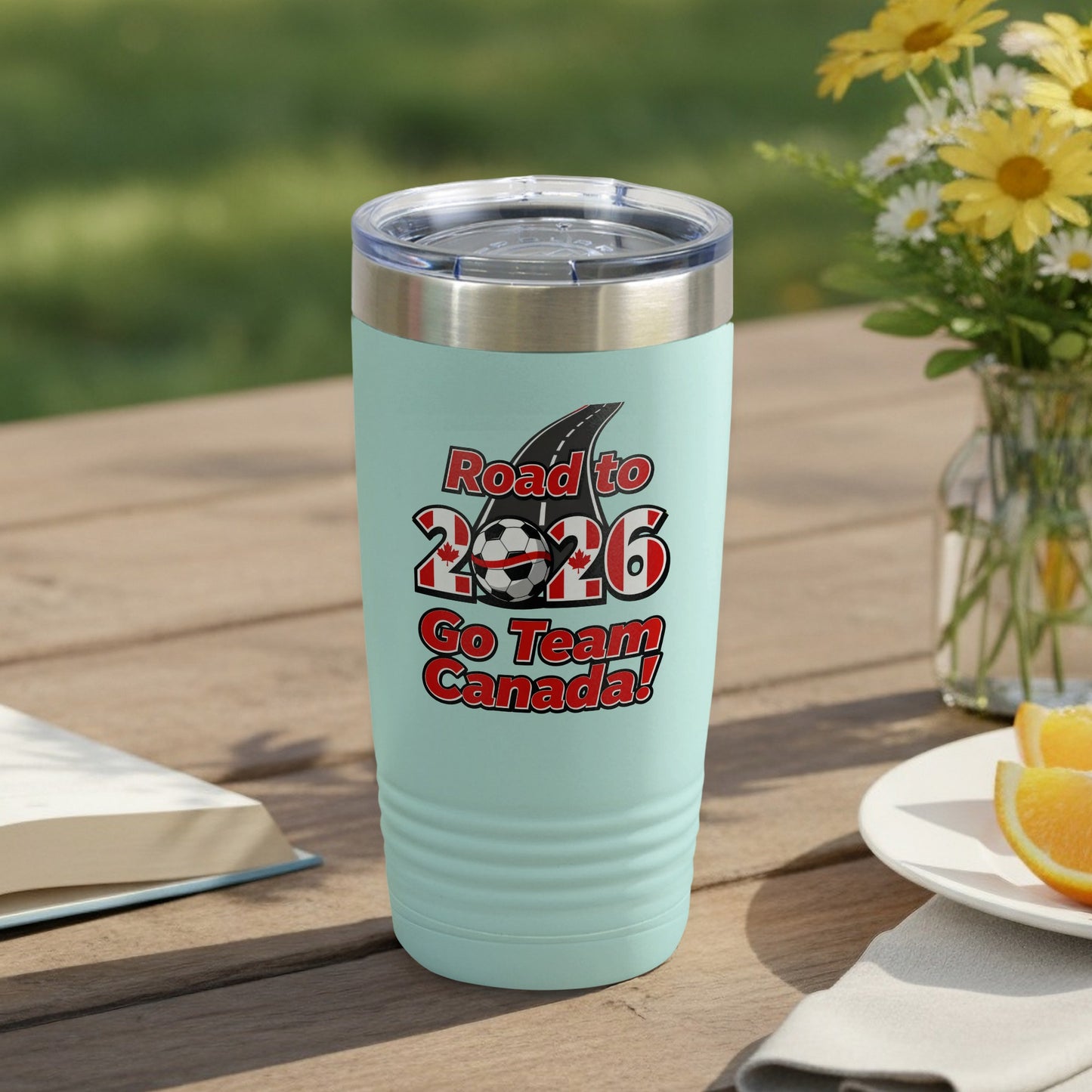 Road to 2026 Go Team Canada tumbler