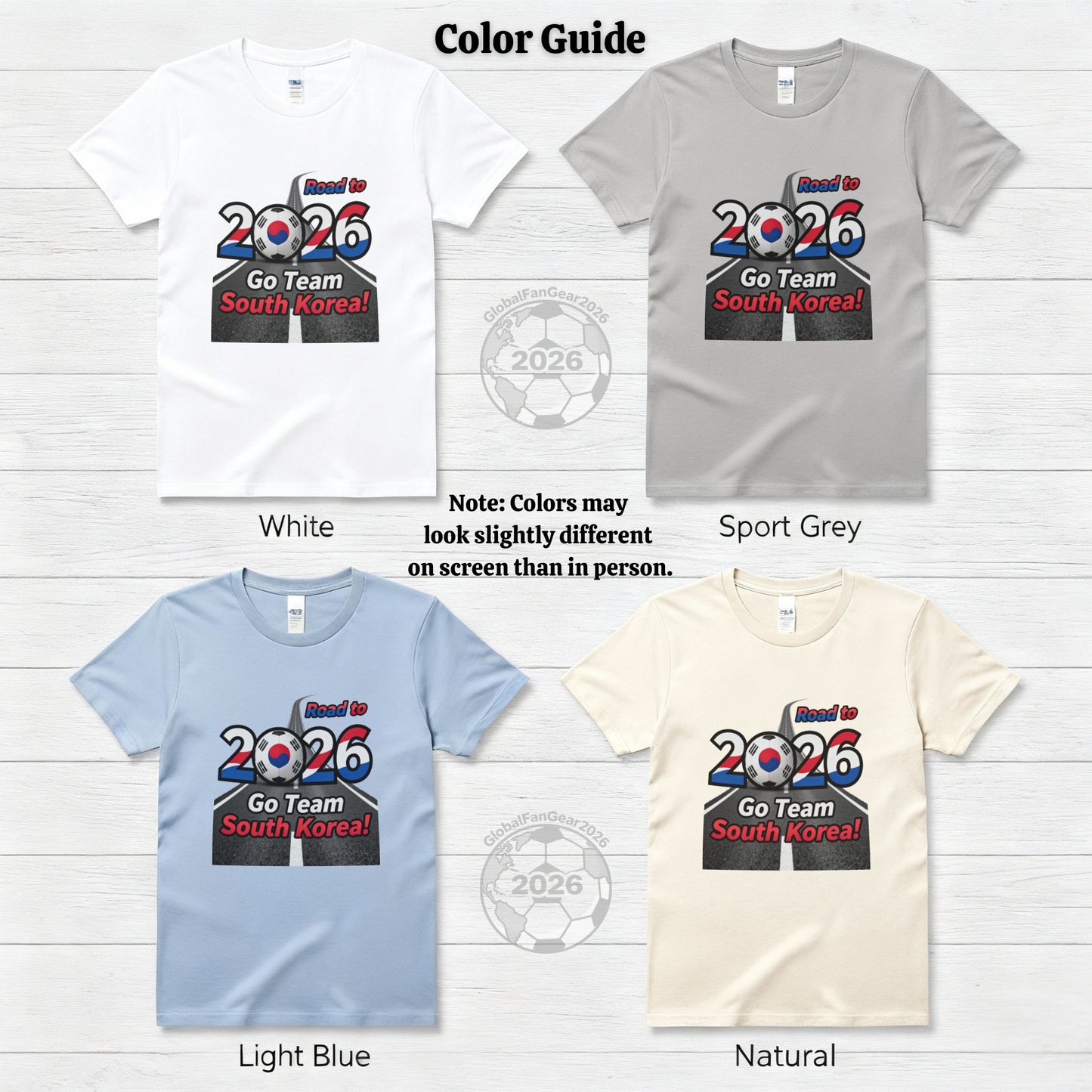 Road to 2026 Go Team South Korea T-shirt