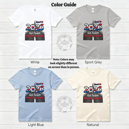 Road to 2026 Go Team South Korea T-shirt