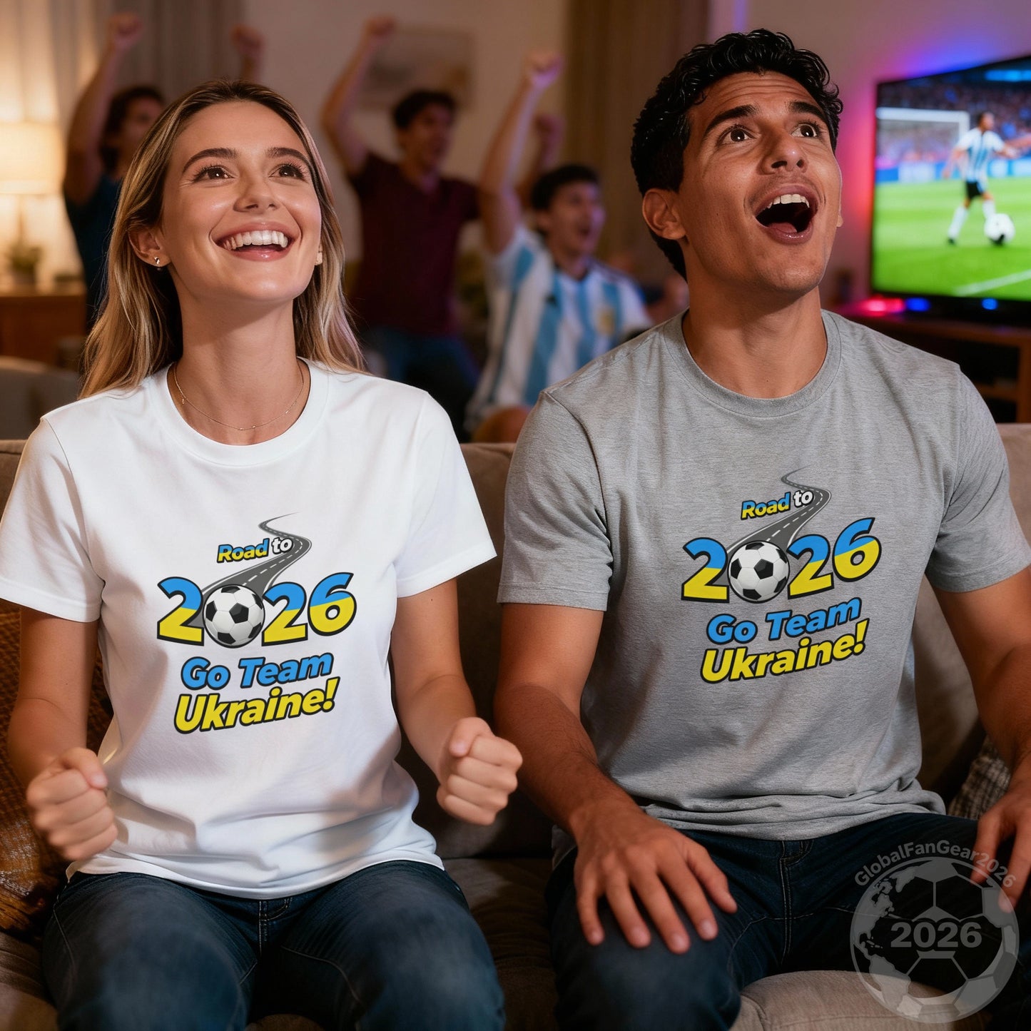Road to 2026 Go Team Ukraine Soccer T-shirt