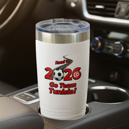 Road to 2026 Go Team Tunisia tumbler product