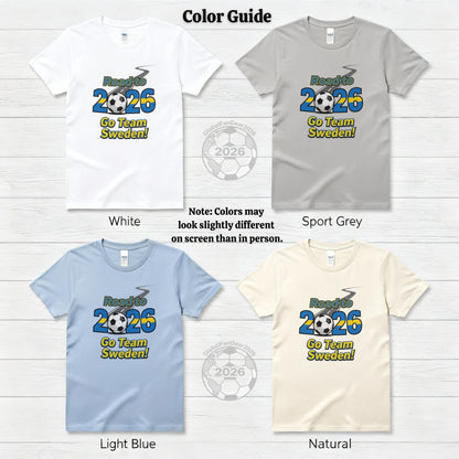 Read On 2026 Go Team Sweden Soccer T-shirt