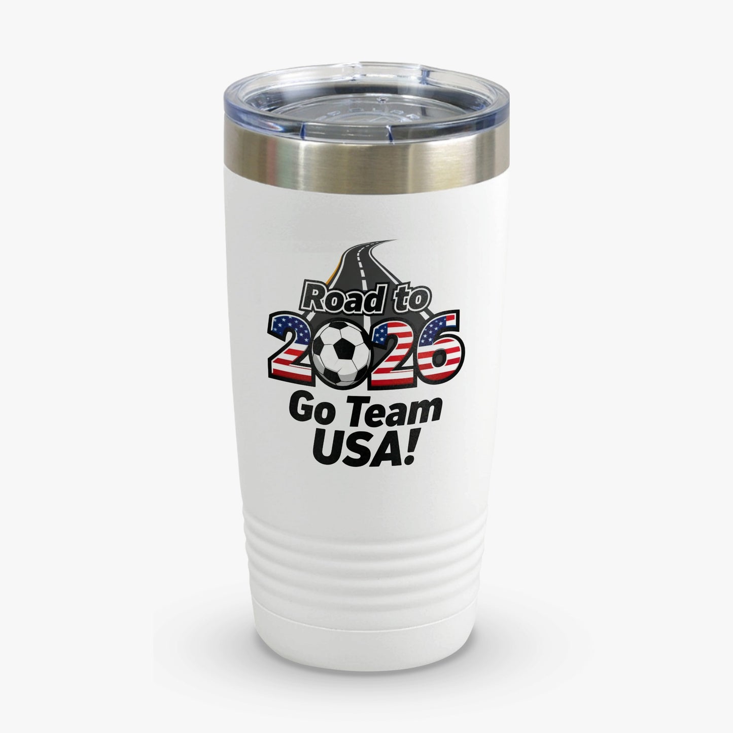 Road to 2026 Go Team USA travel mug