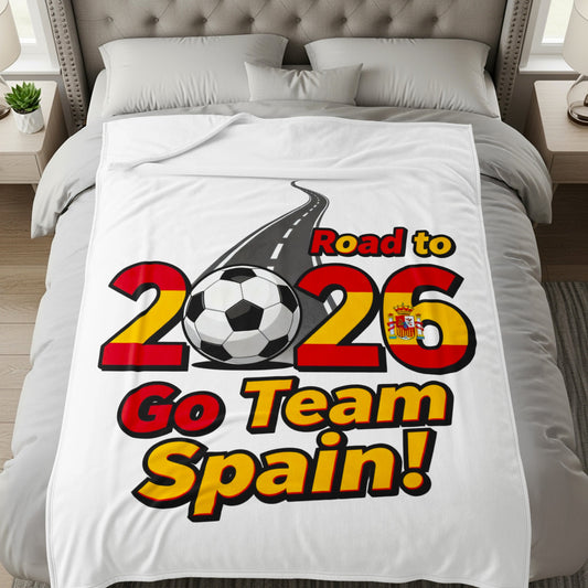 Road to 2026 Go Team Spain Blanket