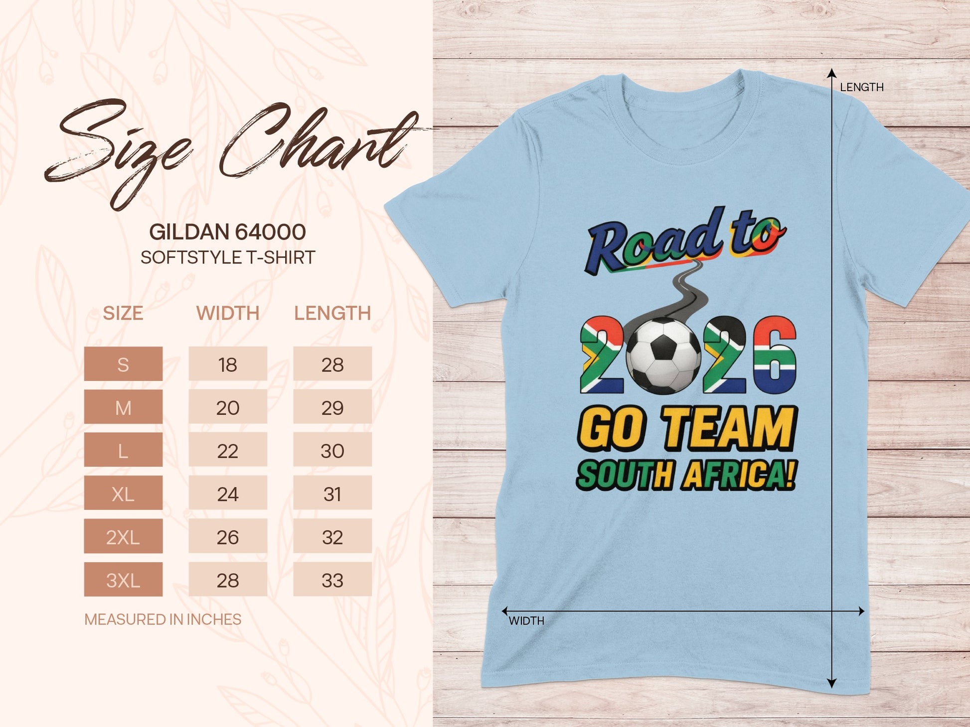 Road to 2026 Go Team South Africa T-Shirt