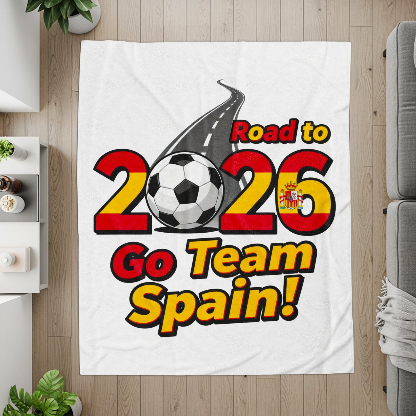 Road to 2026 Go Team Spain blanket product