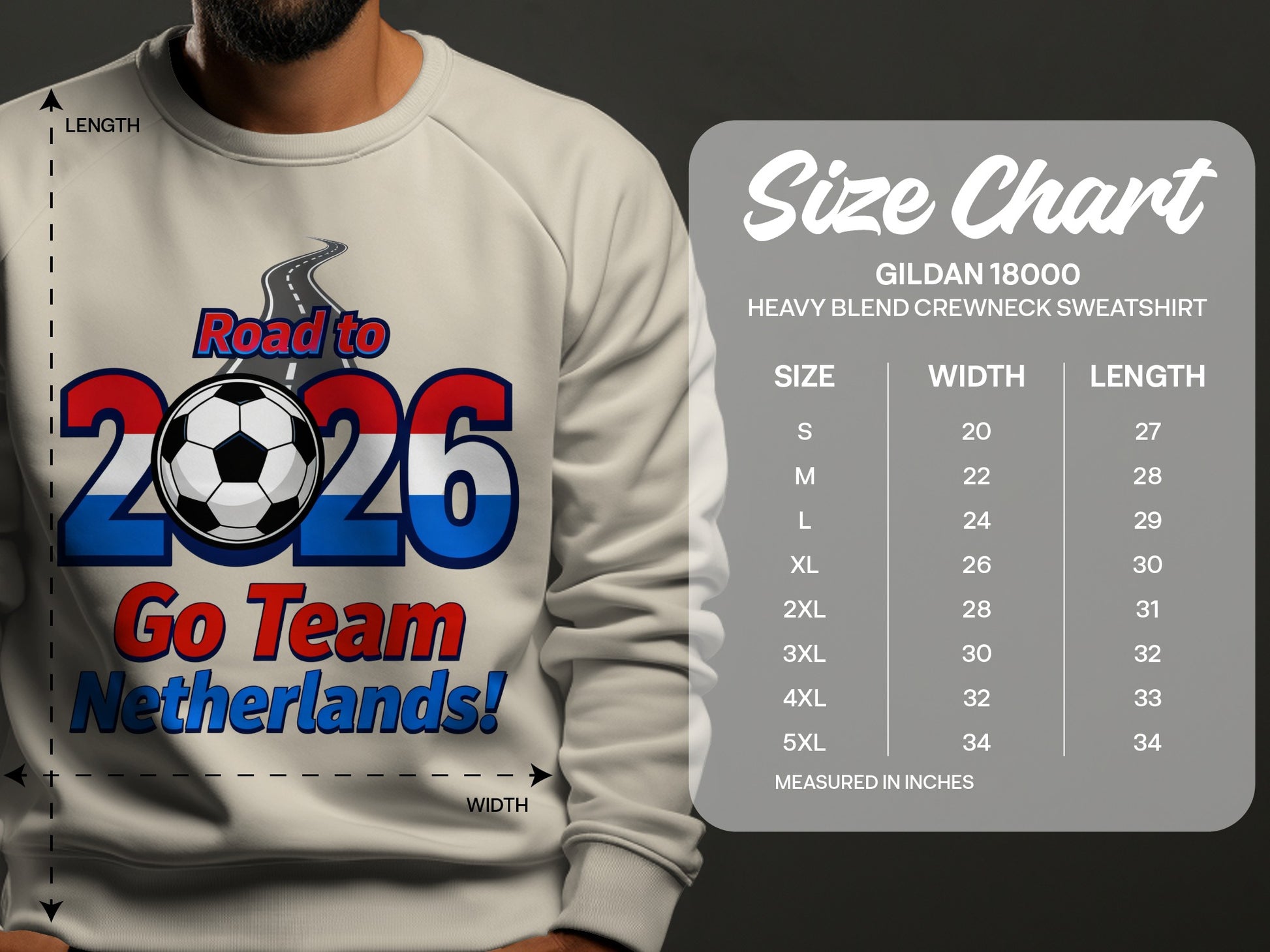 Road to 2026 Go Team Netherlands sweatshirt