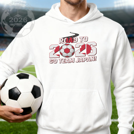 Road to 2026 Go Team Japan hooded sweatshirt