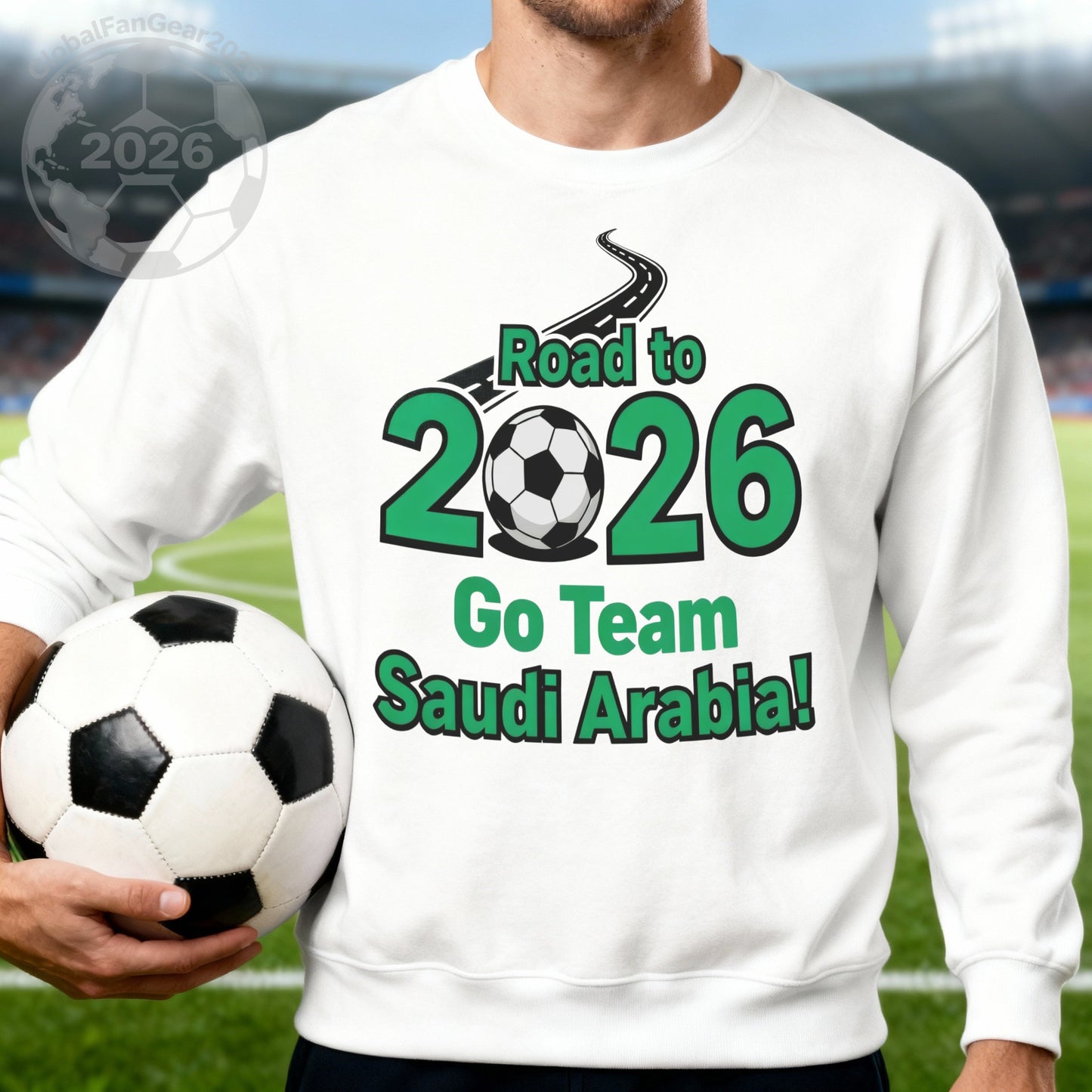 Road to 2026 Go Team Saudi Arabia sweatshirt