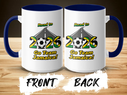 Road to 2026 Go Team Jamaica Soccer Mug