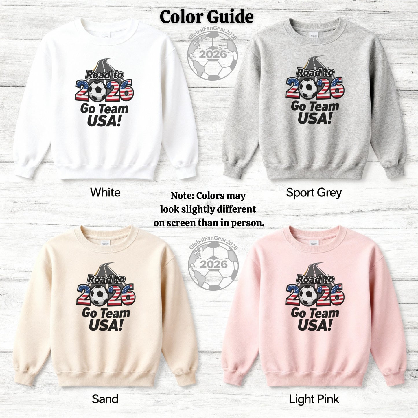 Road to 2026 Go Team USA! sweatshirt