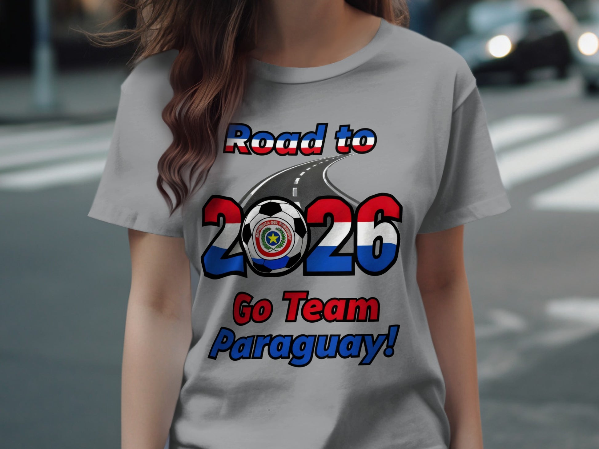 Road to 2026 Go Team Paraguay! Graphic T-Shirt