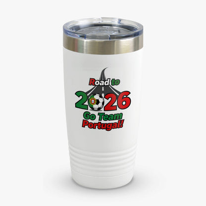 Road to 2026 Go Team Portugal travel mug
