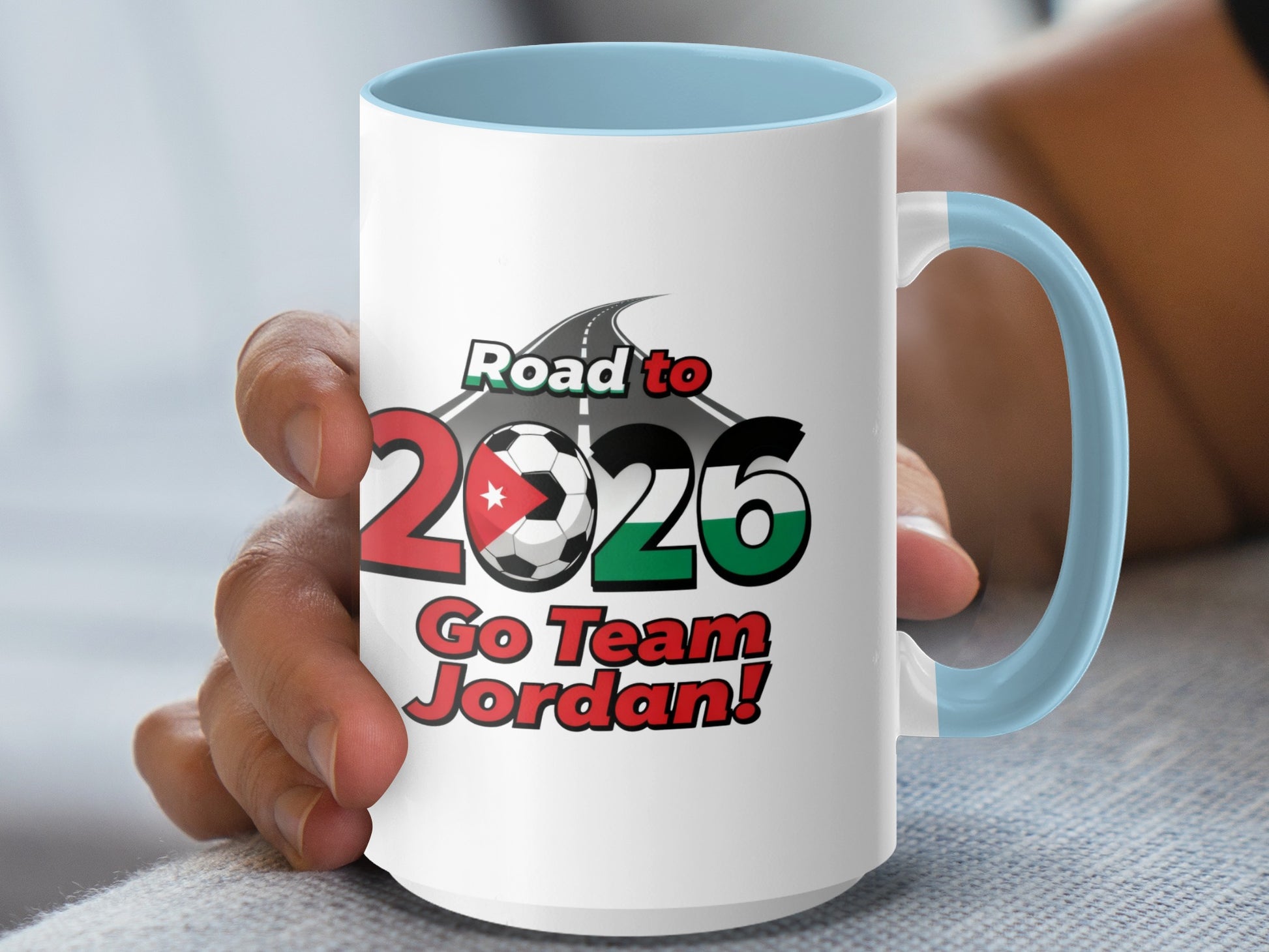 Road to 2026 Go Team Jordan motivational mug product