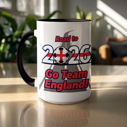 Road to 2026 Go Team England! mug