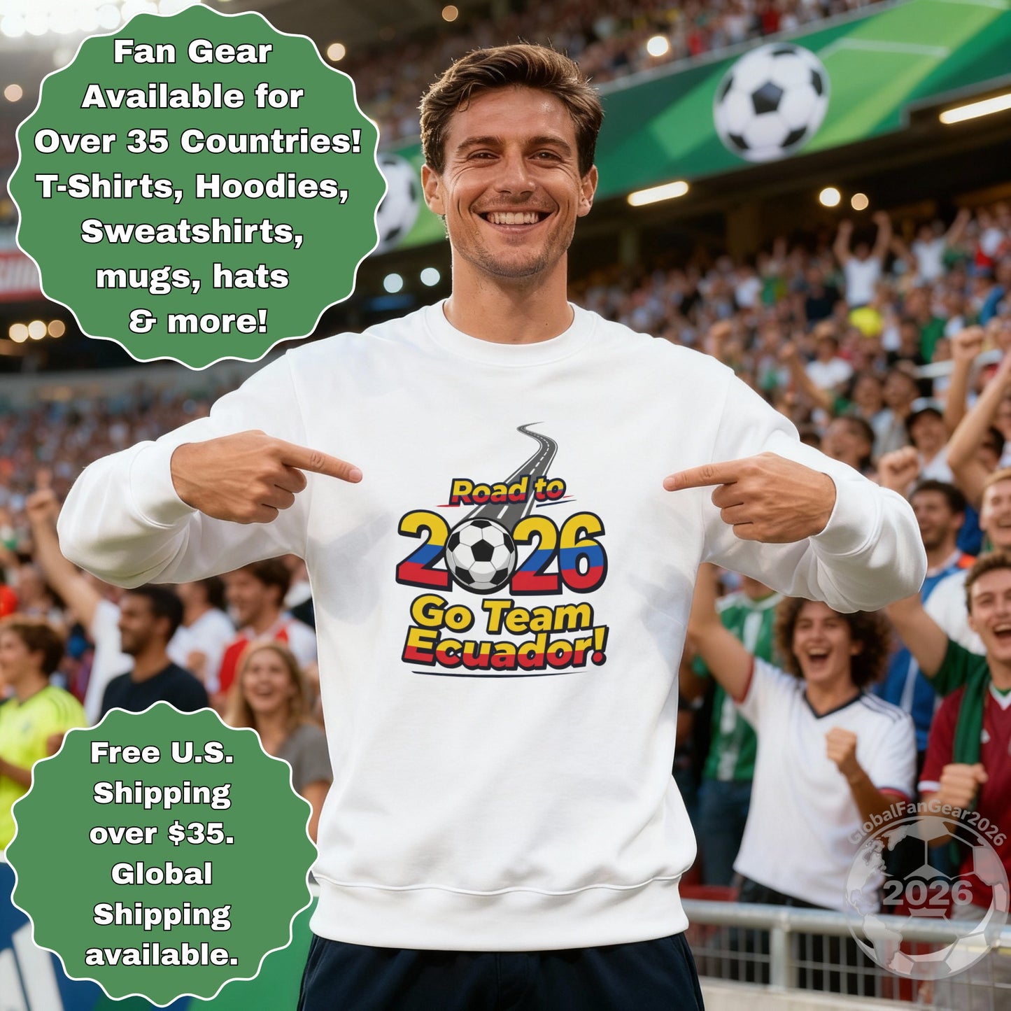 Road to 2026 Go Team Ecuador Sweatshirt