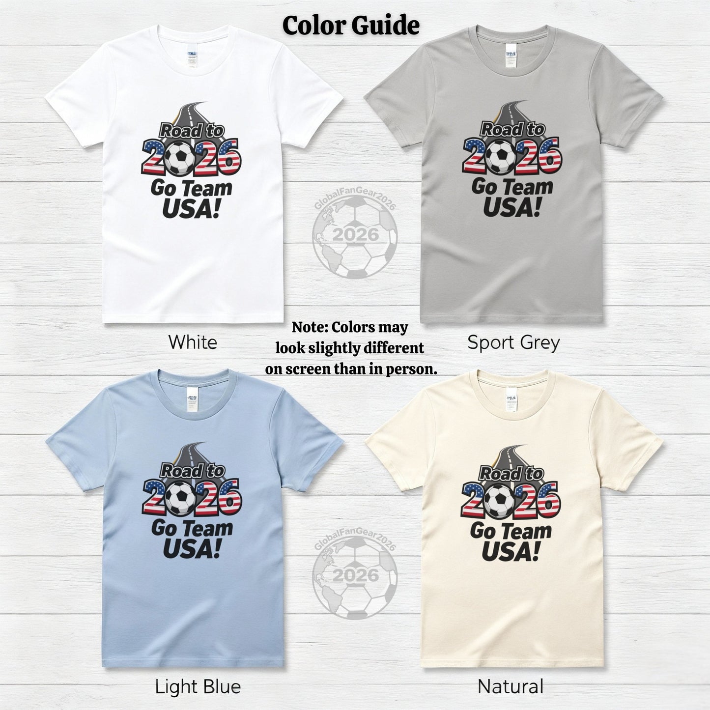 Road to 2026 Go Team USA Soccer T-Shirt