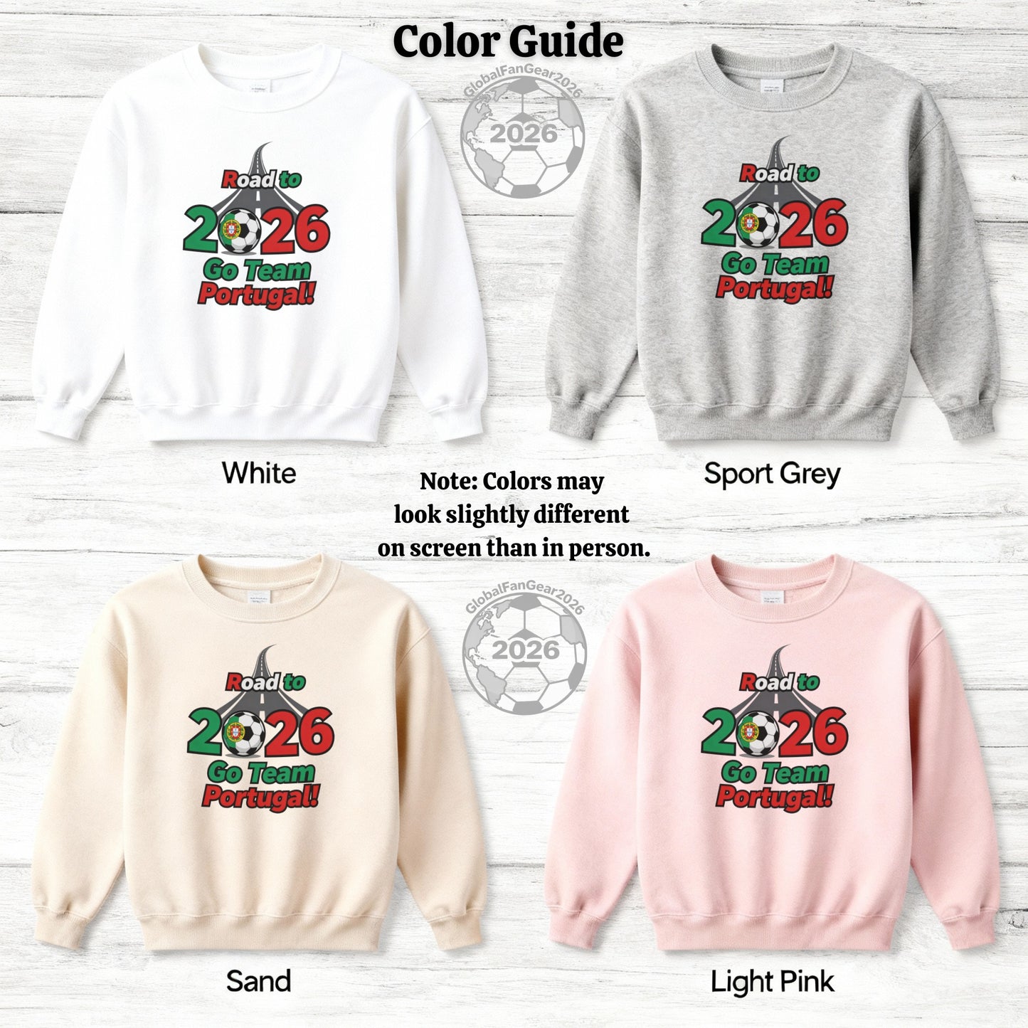 Road to 2026 Go Team Portugal sweatshirt