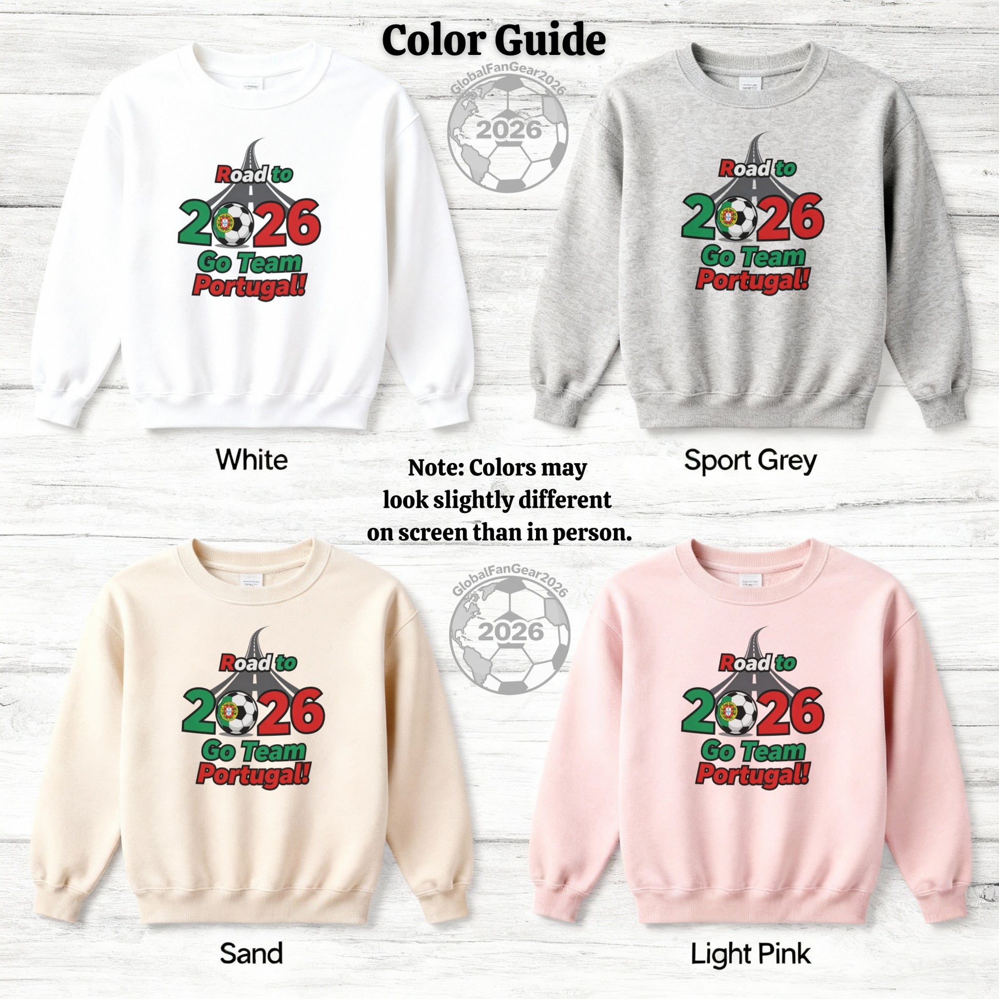 Road to 2026 Go Team Portugal sweatshirt
