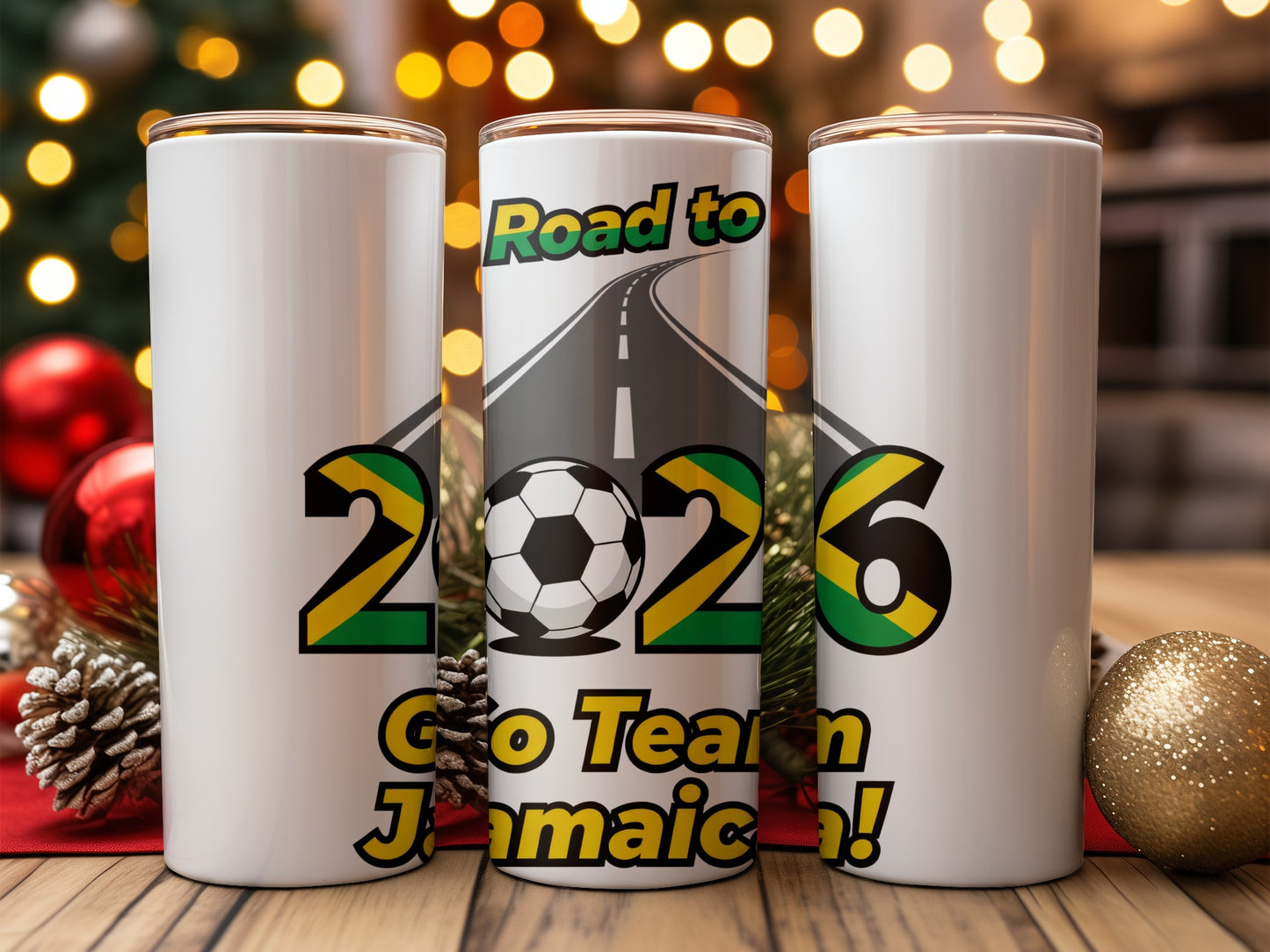 Road to 2026 Go Team Jamaica Travel Mug