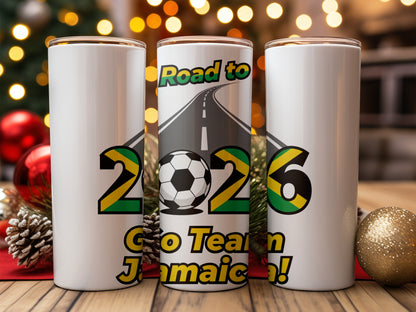 Road to 2026 Go Team Jamaica Travel Mug