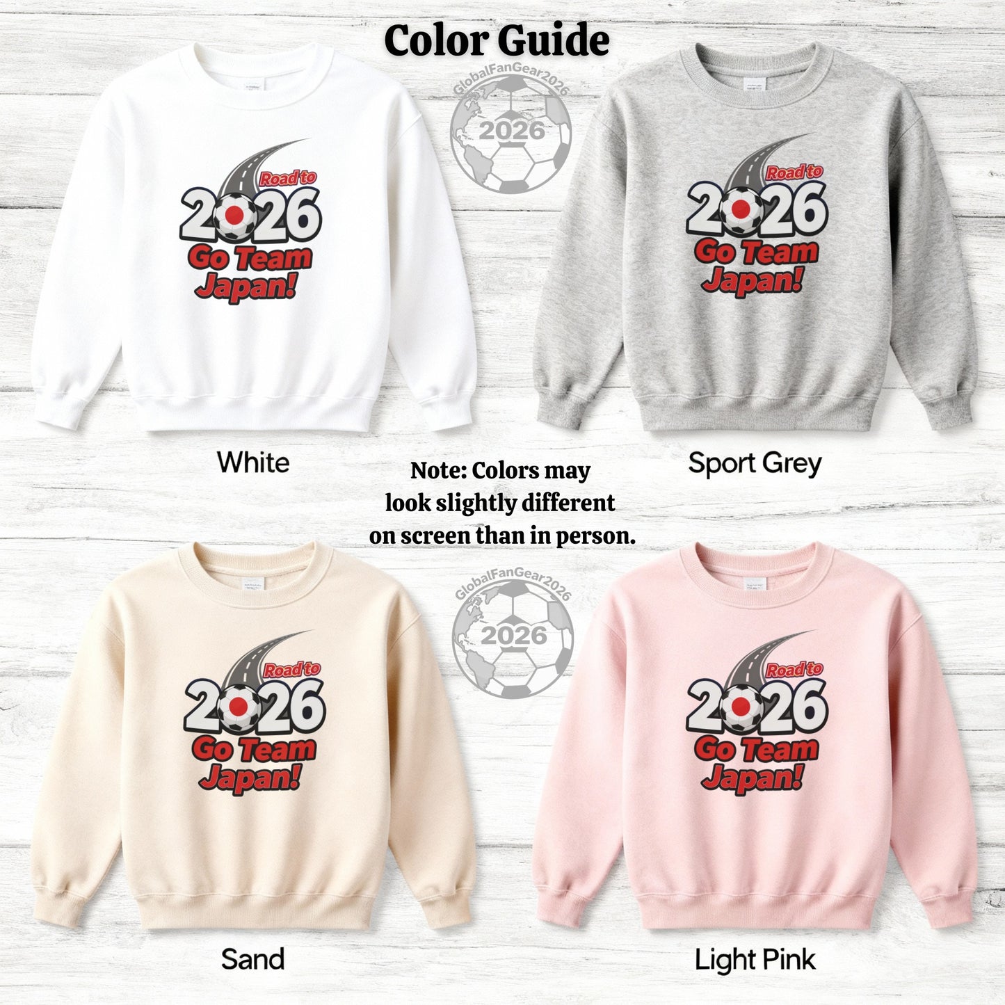 Road to 2026 Go Team Japan Graphic Sweatshirt