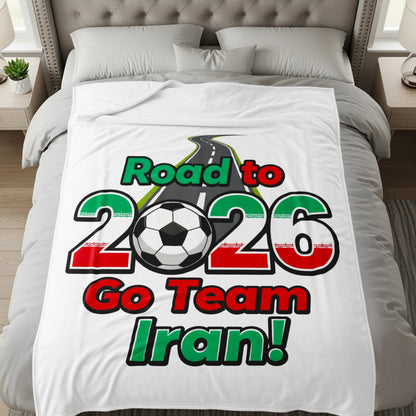 Road to 2026 Go Team Iran blanket