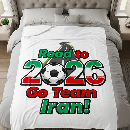 Road to 2026 Go Team Iran blanket