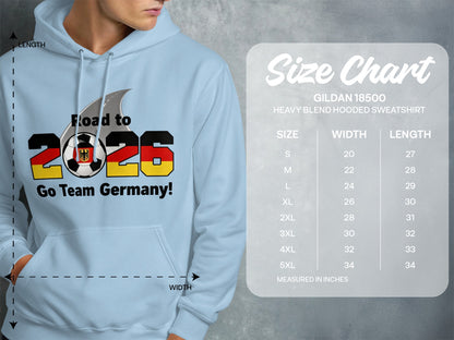 Road to 2026 Go Team Germany hooded sweatshirt