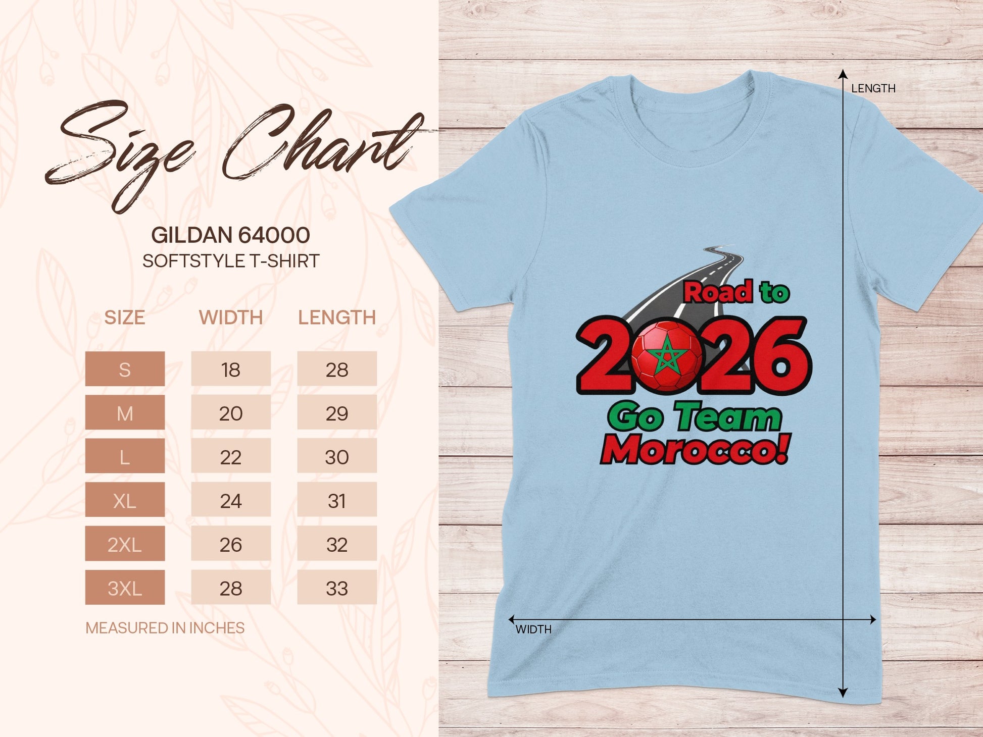 Road to 2026 Go Team Morocco T-Shirt