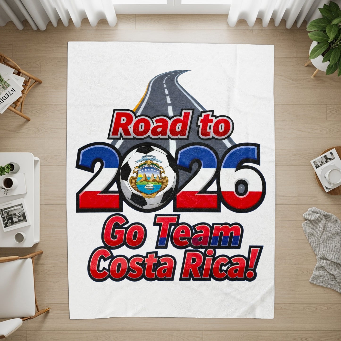 Road to 2026 Go Team Costa Rica Blanket