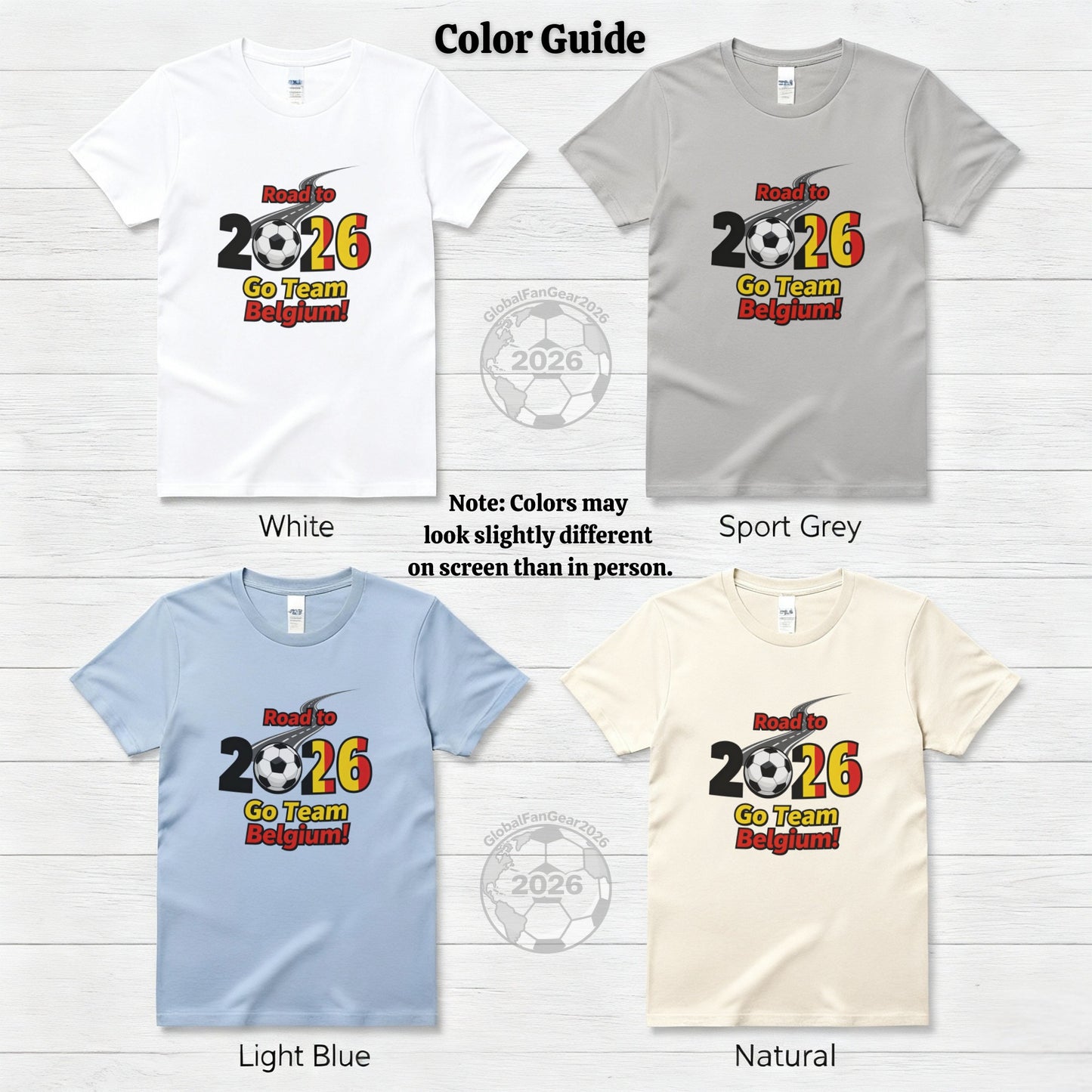 Road to 2026 Go Team Belgium T-Shirt