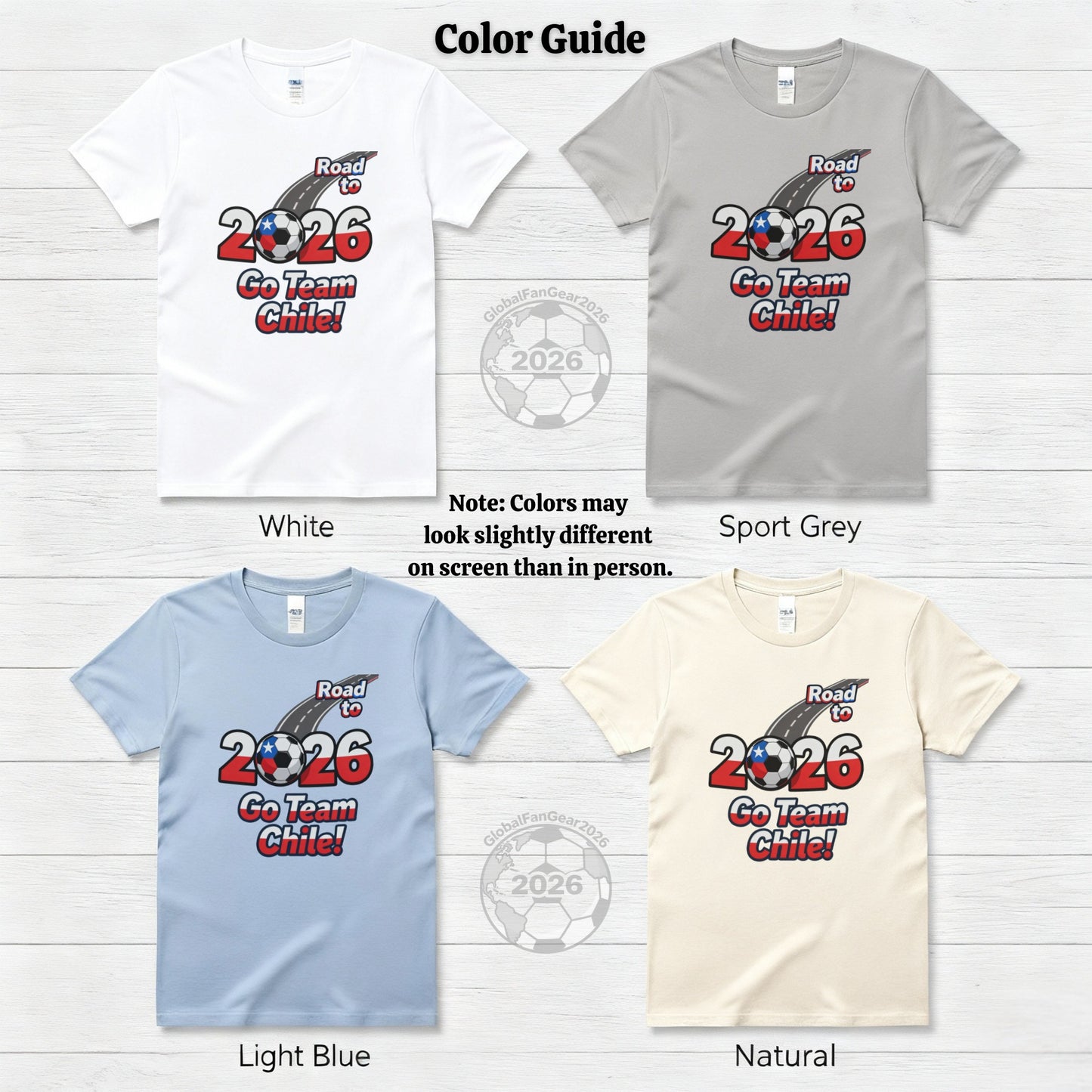 Road to 2026 Go Team Chile Graphic T-Shirt