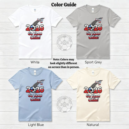Road to 2026 Go Team Chile Graphic T-Shirt