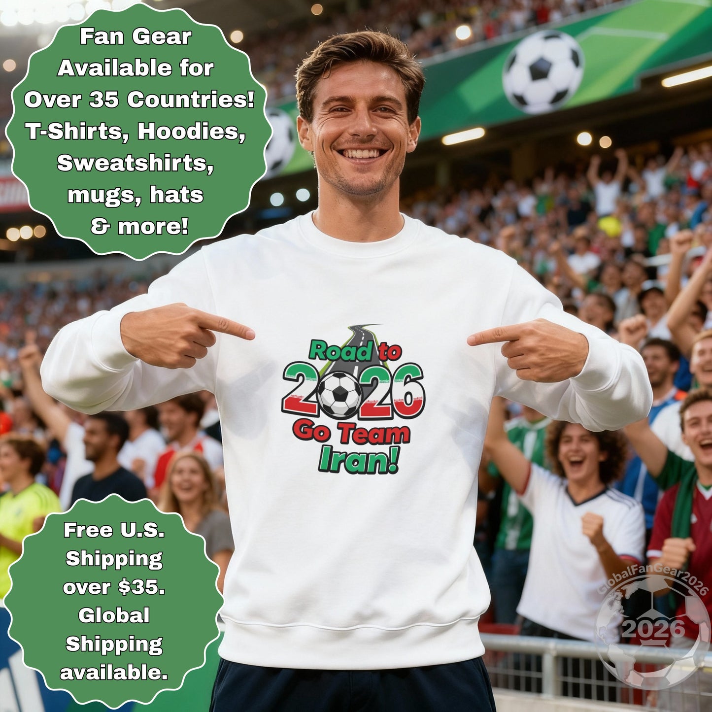 Road to 2026 Go Team Iran Sweatshirt product