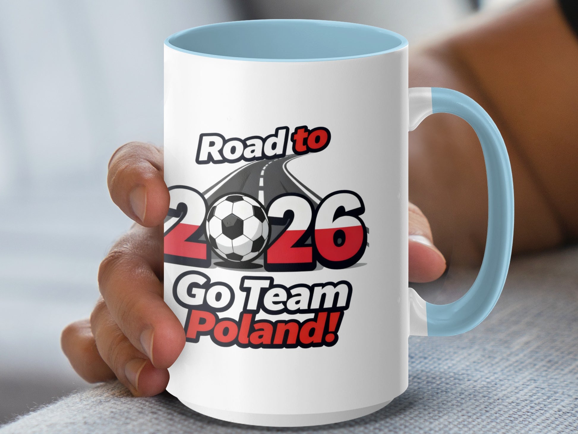 Road to 2026 Go Team Poland Soccer Fan Mug